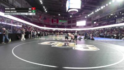 113 lbs Cons. Round 5 - Ethan Meyer, Mountain View vs Mikel Adric, Ridgevue
