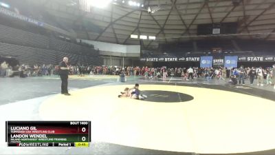 63 lbs Cons. Round 4 - Luciano Gil, Toppenish USA Wrestling Club vs Landon Wendel, Inland Northwest Wrestling Training Center