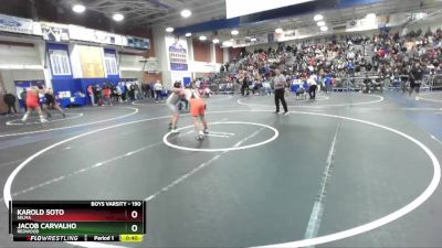 190 lbs Cons. Round 2 - Karold Soto, Selma vs Jacob Carvalho, Redwood