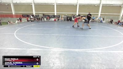 157 lbs Placement Matches (8 Team) - Isaac Padilla, California vs Samuel Almedina, Pennsylvania