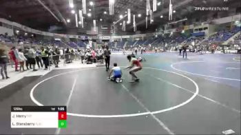 126 lbs Round Of 16 - Justin Henry, Top Of The Rock vs Logan Stansberry, Flathead Valley WC