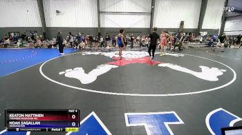 150 lbs Cons. Round 2 - Keaton Mattinen, Thunder Mountain WC vs Noah Saqallah, Washington