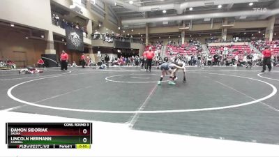 52 lbs Cons. Round 3 - Damon Sidoriak, Salina vs Lincoln Hermann, Carroll