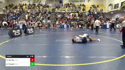 124 lbs Quarterfinal - Katherine Hurley, Sharpsville vs Anniya Powell, Parkersburg South-WV