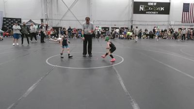 44 lbs Round 5 (6 Team) - Connor McLaughlin, Diamond State Inferno vs Everly Davidson, Brawler Elite