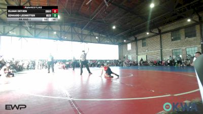 70 lbs Rr Rnd 1 - Elijah Detjen, Spartan Wrestling Fort Smith vs Edward Ledbetter, Muskogee Rougher Youth Wrestling