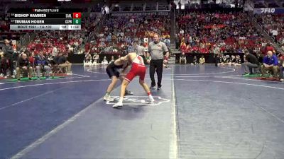 1A-132 lbs Cons. Round 2 - Bishop Hammen, Earlham vs Truman Hogen, Central Springs