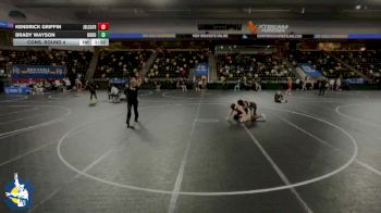 190 lbs Cons. Round 4 - Brady Wayson, Don Bosco vs Kendrick Griffin, Joliet (Catholic Academy)