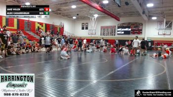 High School - 156 lbs Consolation Round 1 - Alex Casarrubias, Morris Hills vs Jake Volek, Ocean Twp