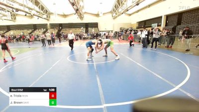 165-I lbs Semifinal - Enzo Triola, RedNose Wrestling School vs Jordan Brown, Sayre