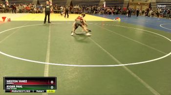 88 lbs Champ. Round 1 - Ryder Pahl, Pine Island vs Weston Yanez, MAHACA
