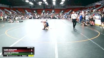 75 lbs Semifinal - Kolton Hartman, Kodiak Attack vs Clint Kohlman, Dundee Wrestling