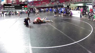 160 lbs Cons. Round 2 - Jaxen Walters, Syracuse Mat Club vs Mykal Robles, Nebraska Wrestling Academy