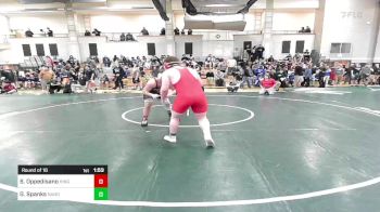 220 lbs Round Of 16 - Sam Oppedisano, Hingham vs Gabriel Spanks, North Andover