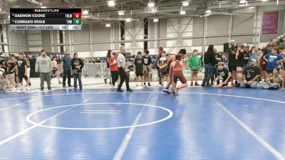 117 lbs Quarters - Conrado RIVAS, Toppenish Badboy Wrestling vs Daewon Cooke, Team Real Life Wrestling