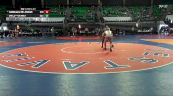 1A-4A 144 Champ. Round 2 - Briley Carter, Ohatchee vs Armani Mcclendon, Deshler