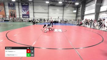 100 lbs Rr Rnd 1 - Nik Freeze, Indiana Outlaws Maroon vs Joe Bachman, PA Alliance Black