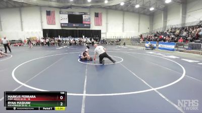 138 lbs Round 1 (3 Team) - Ryan Mashaw, Gouverneur Sr HS vs Markus Ferrara, Port Jervis Sr HS