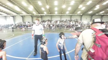 46 lbs Semifinal - Leoangel Silva, Juggernaut WC vs Isiah Saavedra, Top Rank Hammers