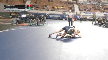 122-D3 Champ. Round 1 - Elijah Robidoux, Desert Sunrise High School vs Caleb Hood, Apache Junction High School