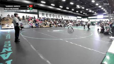 157 lbs 5th Place Match - Isaiah Velasquez, Tulare Union vs Sammuel Garnica, Stockdale