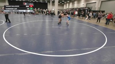 144 lbs Cons. Semis - Kameron Luif, Team El1te Wrestling vs Isaiah Gallegos, Mile High Wrestling Club