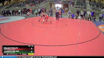 92 lbs 5th Place Match - William Phillips, Deschutes Mat Club vs Cameron Ireland, Banks Mat Club, Inc