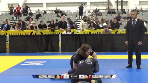 Kaitlin Rina Gamper vs Makahea Xhelili 2024 World IBJJF Jiu-Jitsu No-Gi Championship