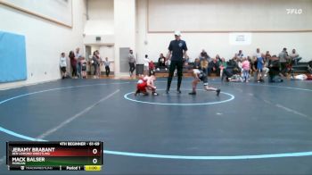 61-69 lbs Round 3 - Mack Balser, Morgan vs Jeramy Brabant, Ben Lomond Wrestling