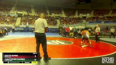 D2-106 lbs Semifinal - Christopher Ramirez, Canyon View vs Justyn Bamba, Ironwood