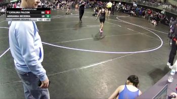 73 lbs Champ. Round 1 - Catalina Falcon, Sidney Wrestling Club vs Adrianna Becerra, Lakeview