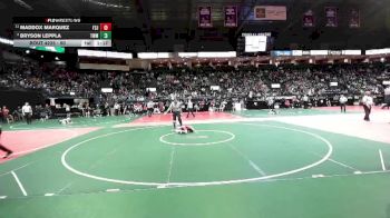 60 lbs Semifinal - Maddox Marquez, FSJ3 vs Bryson Leppla, TWM1