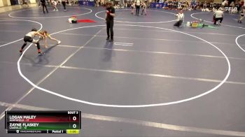 68 lbs Quarterfinals (8 Team) - Zayne Flaskey, Lakeville vs Jacob Graber, Northfield