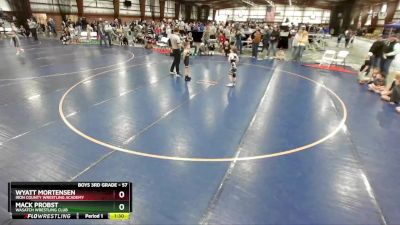 57 lbs Champ. Round 1 - Wyatt Mortensen, Iron County Wrestling Academy vs Mack Probst, Wasatch Wrestling Club