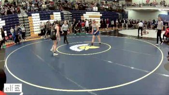 145 lbs. Champ. Round 1 - Emily Beckley, Broken Arrow vs Aesa Fjell, Boonville
