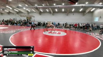 140 lbs Cons. Round 4 - Abri Renteria, Brighton vs Areli Gutierrez, Adams City