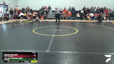 JV-6 lbs Round 3 - Rylan Mulholland, Waukon vs Dutch Hillers, West Marshall