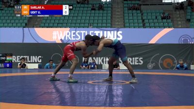 57 kg - Alireza Sarlak, IRI vs Udit Udit, IND
