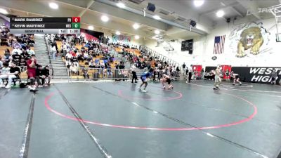 106 lbs Semifinal - Kevin Martinez, Western vs Mark Ramirez, Palm Desert