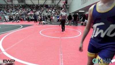 76 lbs Quarterfinal - Drake Lear, Fort Gibson Youth Wrestling vs Garytt Graddy, Team Tulsa Wrestling Club