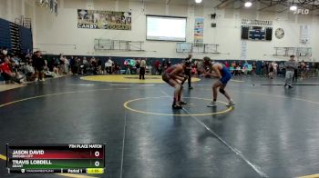 157 lbs 7th Place Match - Travis Lobdell, Grant vs Jason David, Oregon City