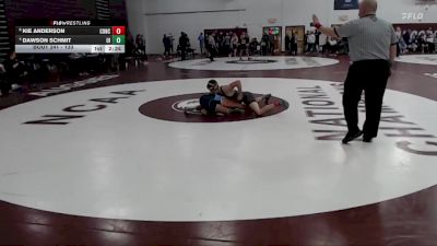 133 lbs 3rd Place Match - Dawson Schmit, Upper Iowa vs Kie Anderson, Concordia Moorhead