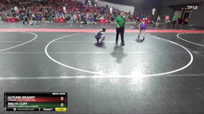 135+ Round 2 - Autumn Brandt, Mosinee Youth Wrestling vs Rielyn Cuff, Kenosha Wrestling Academy