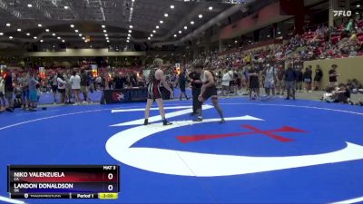 150 lbs Champ. Round 2 - Niko Valenzuela, CA vs Landon Donaldson, OK