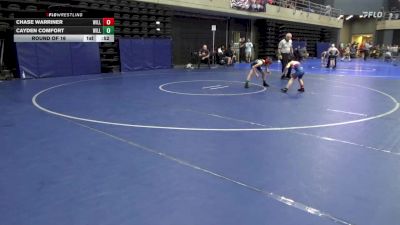 62 lbs Round Of 16 - Chase Warriner, Willow Grove vs Cayden Comfort, Williamport
