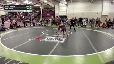 92 lbs Quarters - Blake Briese, Amery Warriors vs Jase Kratt, Summit Wrestling Academy