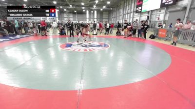 144 lbs Champ. Round 1 - Keagan Olson, Redmond Wrestling Academy vs Orlando Garcia, Yakima Valley Wrestling