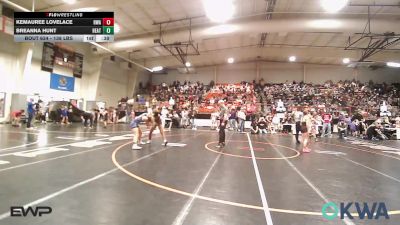 138 lbs Rr Rnd 2 - Kemauree Lovelace, HURRICANE WRESTLING ACADEMY vs Breanna Hunt, Heat