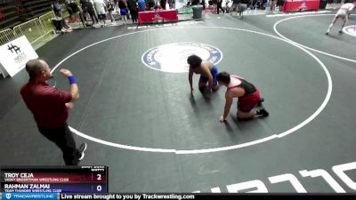 285 lbs Champ. Round 2 - Troy Ceja, Vasky BrosPitman Wrestling Club vs Rahman Zalmai, Team Thunder Wrestling Club