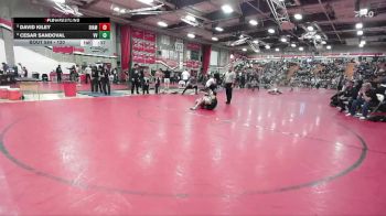 120 lbs Cons. Round 5 - David Kiley, Diamond Bar vs Cesar Sandoval, Victor Valley